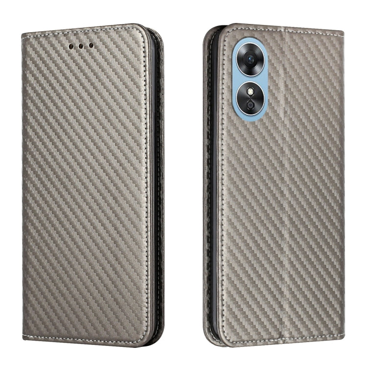 Custodia per telefono in pelle con vibrazione magnetica in fibra di carbonio, For Samsung Galaxy A14 5G, For Samsung Galaxy A23e, For OPPO A17, For OPPO A57 2022