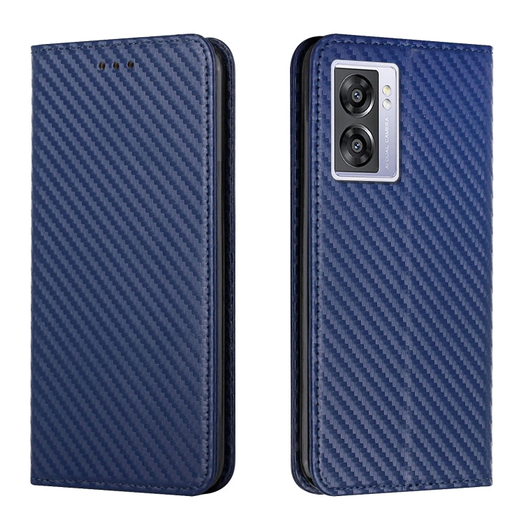 Custodia per telefono in pelle con vibrazione magnetica in fibra di carbonio, For Samsung Galaxy A14 5G, For Samsung Galaxy A23e, For OPPO A17, For OPPO A57 2022