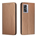 Custodia per telefono in pelle con vibrazione magnetica in fibra di carbonio, For Samsung Galaxy A14 5G, For Samsung Galaxy A23e, For OPPO A17, For OPPO A57 2022