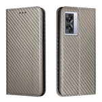 Custodia per telefono in pelle con vibrazione magnetica in fibra di carbonio, For Samsung Galaxy A14 5G, For Samsung Galaxy A23e, For OPPO A17, For OPPO A57 2022