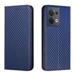 Custodia per telefono in pelle con vibrazione magnetica in fibra di carbonio, For OPPO Reno8, For OPPO Reno8 Pro, For Samsung Galaxy S23 5G, For Samsung Galaxy S23+ 5G