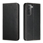 Custodia per telefono in pelle con vibrazione magnetica in fibra di carbonio, For OPPO Reno8, For OPPO Reno8 Pro, For Samsung Galaxy S23 5G, For Samsung Galaxy S23+ 5G