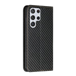 Custodia per telefono in pelle con vibrazione magnetica in fibra di carbonio, For Samsung Galaxy S23 Ultra 5G, For vivo Y16, For vivo Y22s, For Xiaomi Redmi A1