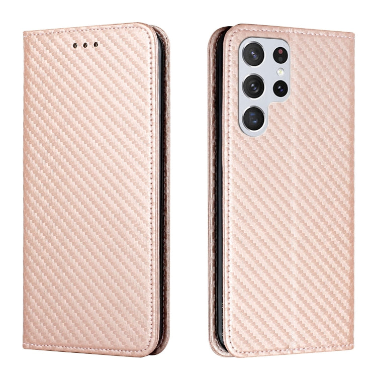 Custodia per telefono in pelle con vibrazione magnetica in fibra di carbonio, For Samsung Galaxy S23 Ultra 5G, For vivo Y16, For vivo Y22s, For Xiaomi Redmi A1
