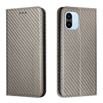 Custodia per telefono in pelle con vibrazione magnetica in fibra di carbonio, For Samsung Galaxy S23 Ultra 5G, For vivo Y16, For vivo Y22s, For Xiaomi Redmi A1