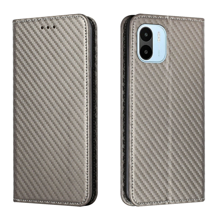 Custodia per telefono in pelle con vibrazione magnetica in fibra di carbonio, For Samsung Galaxy S23 Ultra 5G, For vivo Y16, For vivo Y22s, For Xiaomi Redmi A1