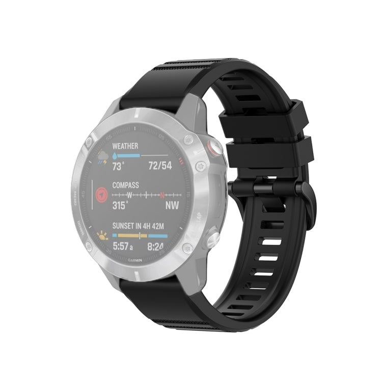 Per cinturino da polso Garmin Fenix 6 22mm a sgancio rapido con cinturino da polso ufficiale, with Plastic Button, with Metal Button