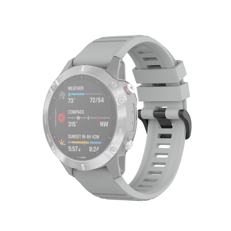 Per cinturino da polso Garmin Fenix 6 22mm a sgancio rapido con cinturino da polso ufficiale, with Plastic Button, with Metal Button
