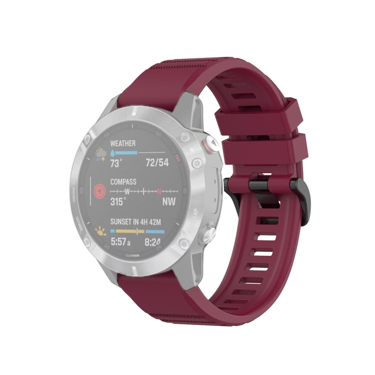 Per cinturino da polso Garmin Fenix 6 22mm a sgancio rapido con cinturino da polso ufficiale, with Plastic Button, with Metal Button