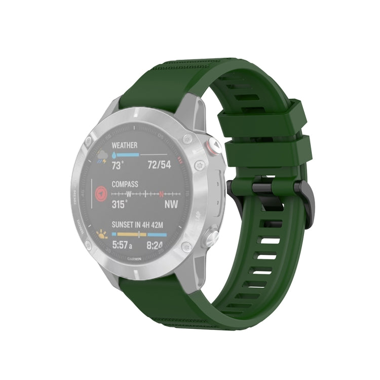 Per cinturino da polso Garmin Fenix 6 22mm a sgancio rapido con cinturino da polso ufficiale, with Plastic Button, with Metal Button
