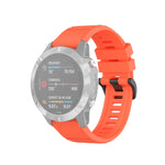 Per cinturino da polso Garmin Fenix 6 22mm a sgancio rapido con cinturino da polso ufficiale, with Plastic Button, with Metal Button