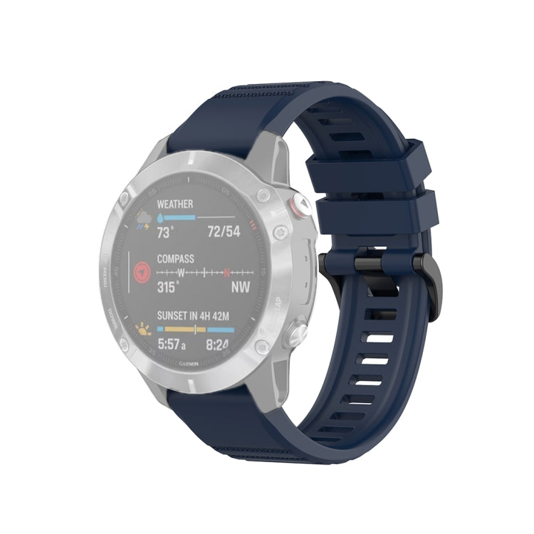 Per cinturino da polso Garmin Fenix 6 22mm a sgancio rapido con cinturino da polso ufficiale, with Plastic Button, with Metal Button