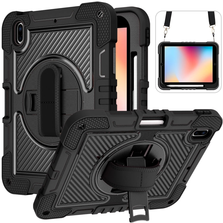 Custodia antiurto in silicone antiurto a contrasto di colore con rotazione a 360 gradi + custodia per tablet PC, For iPad 10th Gen 10.9 2022