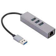 SL-030 Scheda di rete Gigabit Hub di conversione da USB a RJ45+3 USB 3.0 HUB, USB to RJ45 & 3 x USB