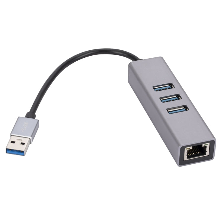 SL-030 Scheda di rete Gigabit Hub di conversione da USB a RJ45+3 USB 3.0 HUB, USB to RJ45 & 3 x USB