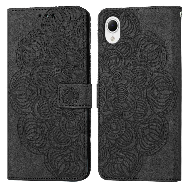 Custodia per cellulare in pelle flip goffrata con mandala, For Samsung Galaxy A14 5G, For Samsung Galaxy A23e, For OPPO A17, For OPPO A57 2022, For OPPO Reno8