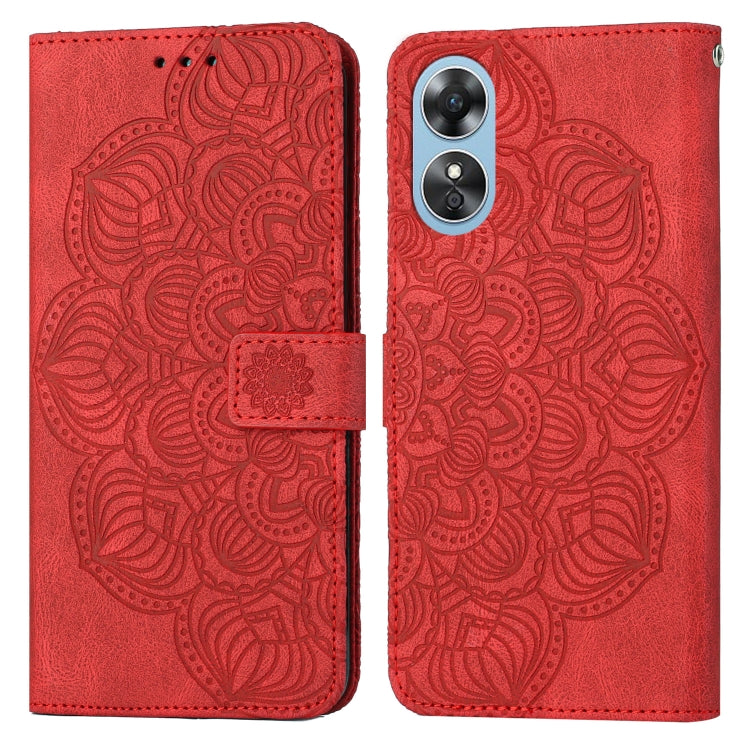 Custodia per cellulare in pelle flip goffrata con mandala, For Samsung Galaxy A14 5G, For Samsung Galaxy A23e, For OPPO A17, For OPPO A57 2022, For OPPO Reno8