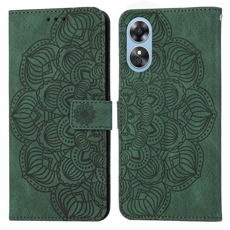 Custodia per cellulare in pelle flip goffrata con mandala, For Samsung Galaxy A14 5G, For Samsung Galaxy A23e, For OPPO A17, For OPPO A57 2022, For OPPO Reno8