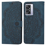 Custodia per cellulare in pelle flip goffrata con mandala, For Samsung Galaxy A14 5G, For Samsung Galaxy A23e, For OPPO A17, For OPPO A57 2022, For OPPO Reno8