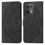Custodia per cellulare in pelle flip goffrata con mandala, For Samsung Galaxy A14 5G, For Samsung Galaxy A23e, For OPPO A17, For OPPO A57 2022, For OPPO Reno8