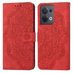 Custodia per cellulare in pelle flip goffrata con mandala, For Samsung Galaxy A14 5G, For Samsung Galaxy A23e, For OPPO A17, For OPPO A57 2022, For OPPO Reno8