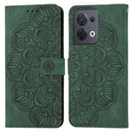 Custodia per cellulare in pelle flip goffrata con mandala, For Samsung Galaxy A14 5G, For Samsung Galaxy A23e, For OPPO A17, For OPPO A57 2022, For OPPO Reno8