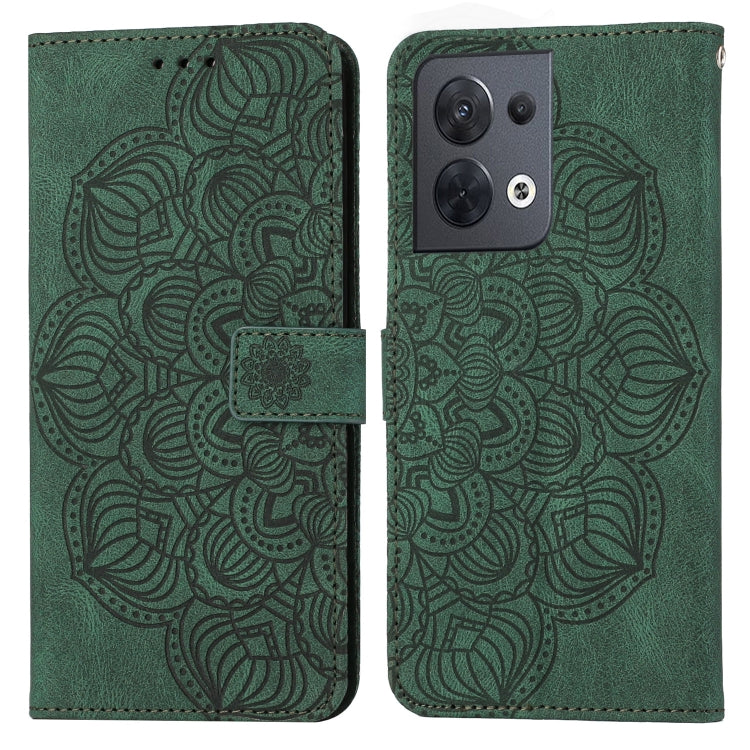 Custodia per cellulare in pelle flip goffrata con mandala, For Samsung Galaxy A14 5G, For Samsung Galaxy A23e, For OPPO A17, For OPPO A57 2022, For OPPO Reno8