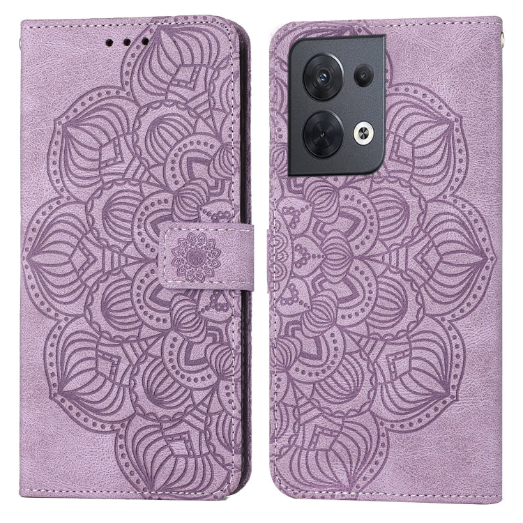 Custodia per cellulare in pelle flip goffrata con mandala, For Samsung Galaxy A14 5G, For Samsung Galaxy A23e, For OPPO A17, For OPPO A57 2022, For OPPO Reno8