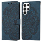 Custodia per cellulare in pelle flip goffrata con mandala, For OPPO Reno8 Pro, For Samsung Galaxy S23 5G, For Samsung Galaxy S23+ 5G, For Samsung Galaxy S23 Ultra 5G
