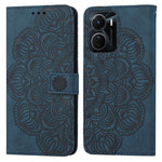 Custodia per cellulare in pelle flip goffrata con mandala, For vivo Y16, For vivo Y22s, For Xiaomi Redmi A1, For Xiaomi 12T / 12T Pro / Redmi K50 Ultra
