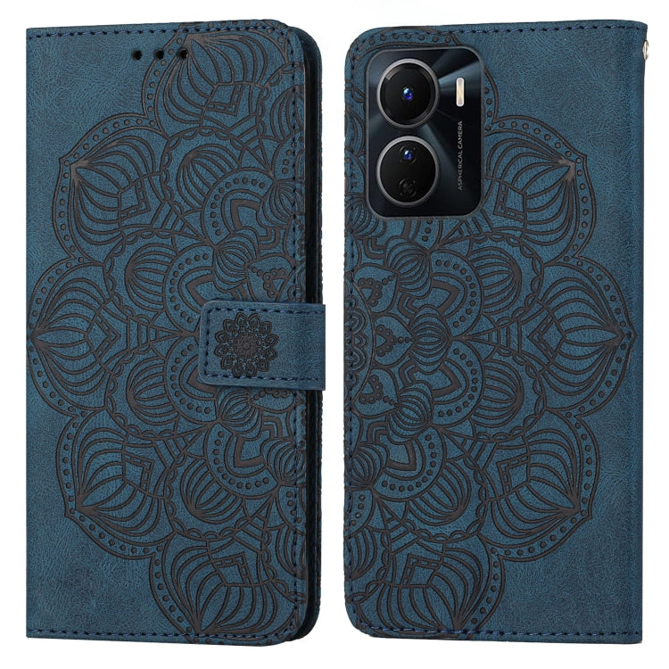 Custodia per cellulare in pelle flip goffrata con mandala, For vivo Y16, For vivo Y22s, For Xiaomi Redmi A1, For Xiaomi 12T / 12T Pro / Redmi K50 Ultra