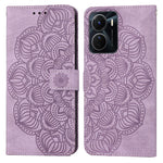 Custodia per cellulare in pelle flip goffrata con mandala, For vivo Y16, For vivo Y22s, For Xiaomi Redmi A1, For Xiaomi 12T / 12T Pro / Redmi K50 Ultra