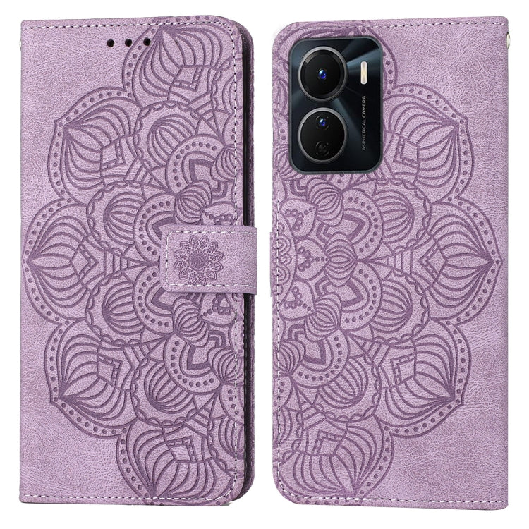 Custodia per cellulare in pelle flip goffrata con mandala, For vivo Y16, For vivo Y22s, For Xiaomi Redmi A1, For Xiaomi 12T / 12T Pro / Redmi K50 Ultra