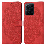 Custodia per cellulare in pelle flip goffrata con mandala, For vivo Y16, For vivo Y22s, For Xiaomi Redmi A1, For Xiaomi 12T / 12T Pro / Redmi K50 Ultra