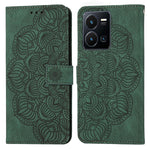Custodia per cellulare in pelle flip goffrata con mandala, For vivo Y16, For vivo Y22s, For Xiaomi Redmi A1, For Xiaomi 12T / 12T Pro / Redmi K50 Ultra