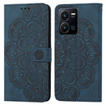 Custodia per cellulare in pelle flip goffrata con mandala, For vivo Y16, For vivo Y22s, For Xiaomi Redmi A1, For Xiaomi 12T / 12T Pro / Redmi K50 Ultra