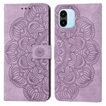 Custodia per cellulare in pelle flip goffrata con mandala, For vivo Y16, For vivo Y22s, For Xiaomi Redmi A1, For Xiaomi 12T / 12T Pro / Redmi K50 Ultra