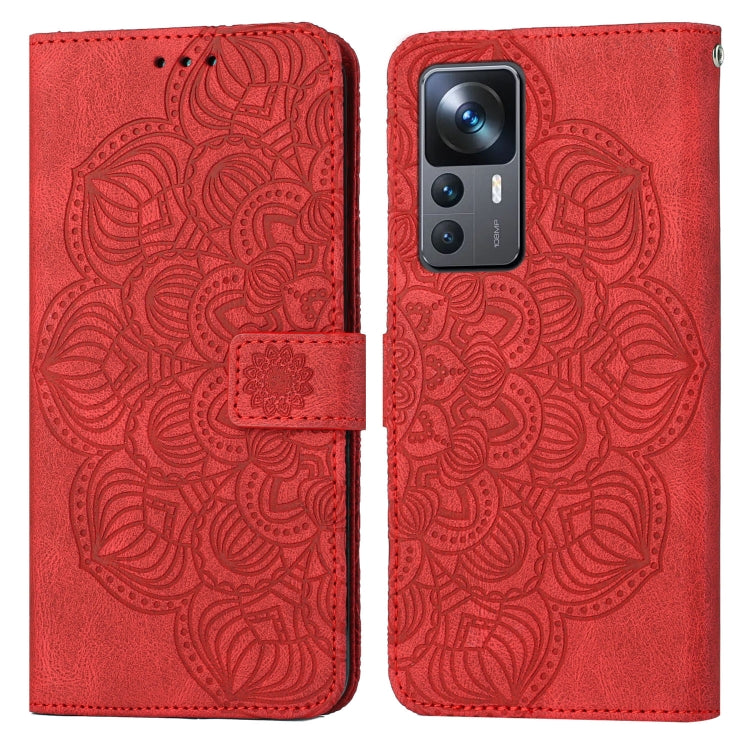 Custodia per cellulare in pelle flip goffrata con mandala, For vivo Y16, For vivo Y22s, For Xiaomi Redmi A1, For Xiaomi 12T / 12T Pro / Redmi K50 Ultra