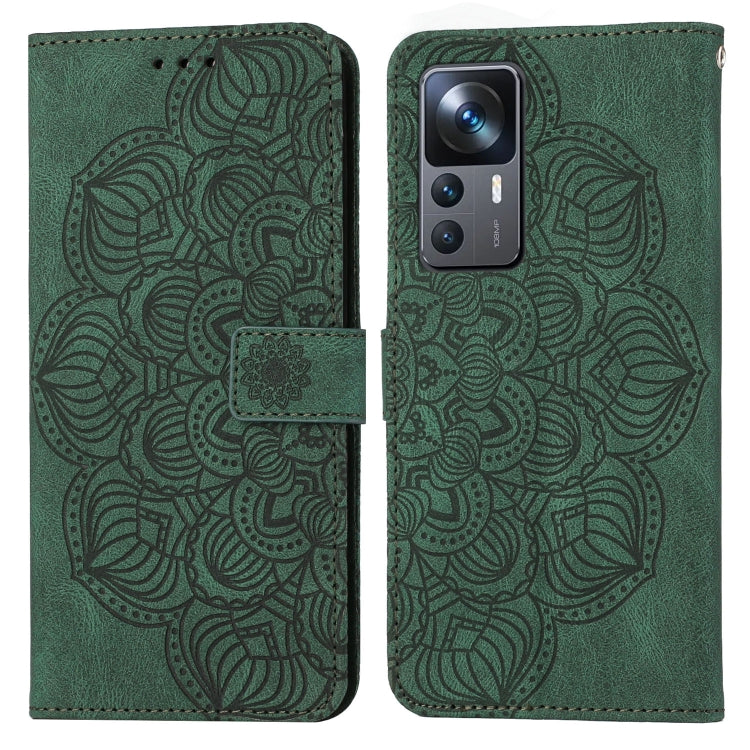 Custodia per cellulare in pelle flip goffrata con mandala, For vivo Y16, For vivo Y22s, For Xiaomi Redmi A1, For Xiaomi 12T / 12T Pro / Redmi K50 Ultra