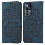 Custodia per cellulare in pelle flip goffrata con mandala, For vivo Y16, For vivo Y22s, For Xiaomi Redmi A1, For Xiaomi 12T / 12T Pro / Redmi K50 Ultra