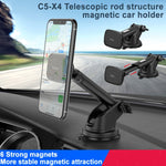 IMAK C5-X4 Supporto Magnetico per Auto con Asta Telescopica, C5-X4