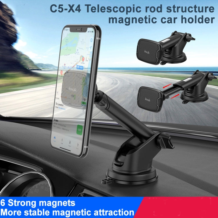 IMAK C5-X4 Supporto Magnetico per Auto con Asta Telescopica, C5-X4