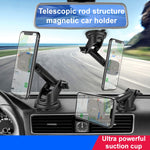 IMAK C5-X4 Supporto Magnetico per Auto con Asta Telescopica, C5-X4