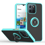 Custodia per telefono Q Shadow 1 serie TPU + PC con anello, For Honor X8 5G, For vivo Y35