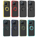 Custodia per telefono Q Shadow 1 serie TPU + PC con anello, For Honor X8 5G, For vivo Y35