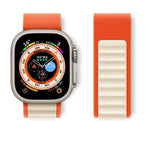 Cinturino in nylon bicolore traspirante per Apple Watch, Ultra 49mm / Series 8&7 45mm / SE 2&6&SE&5&4 44mm / 3&2&1 42mm, Series 8&7 41mm / SE 2&6&SE&5&4 40mm / 3&2&1 38mm