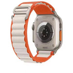 Cinturino in nylon bicolore traspirante per Apple Watch, Ultra 49mm / Series 8&7 45mm / SE 2&6&SE&5&4 44mm / 3&2&1 42mm, Series 8&7 41mm / SE 2&6&SE&5&4 40mm / 3&2&1 38mm