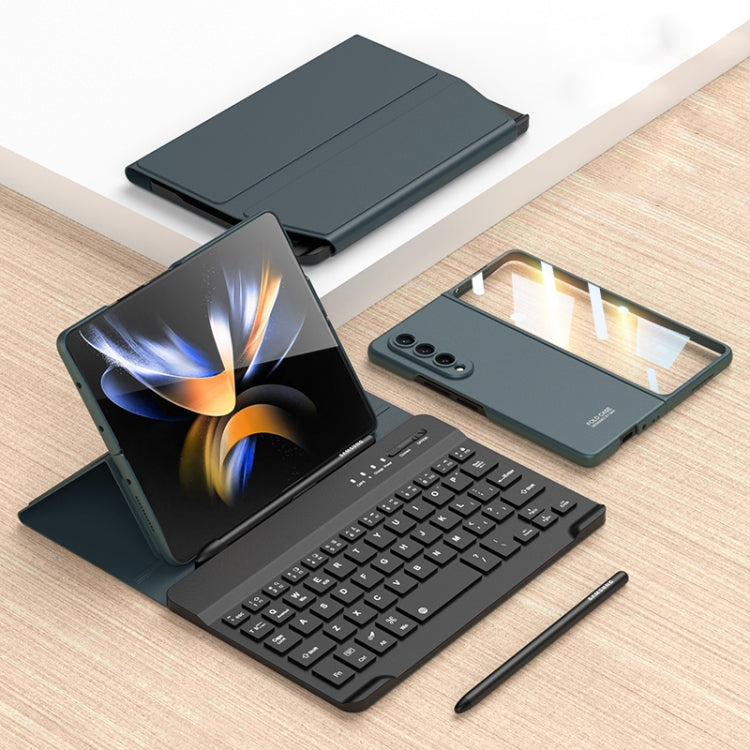 Custodia in pelle per tastiera Bluetooth pieghevole magnetica, For Samsung Galaxy Z Fold4 5G