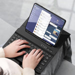 Custodia in pelle per tastiera Bluetooth pieghevole magnetica, For Samsung Galaxy Z Fold4 5G