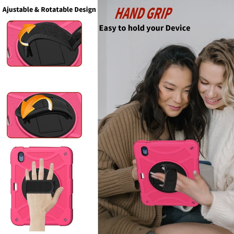 Custodia per tablet in silicone e PC con presa rotante, For iPad 10th 10.9 2022